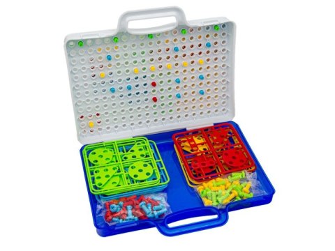 Edukacyjna Układanka,Puzzle,Klocki Kreatywna Mozaika, Wkrętarka 151 El Zestaw Konstrukcyjny DK
