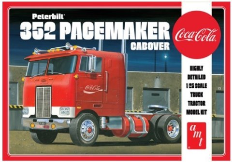 Model plastikowy - Ciężarówka Peterbilt 352 Pacemaker Cabover Coca-Cola 1:25 - AMT AMT Model plastikowy - Ciężarówka Peterbilt 352 Pacemaker Cabover Coca-Cola 1:25 - AMT AMT