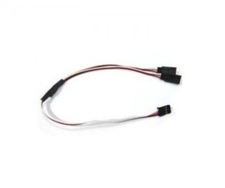 Y - kabel rozgałęziacz 30 cm (FUTABA) - 0,13mm2 26AWG - płaski - MSP MSP