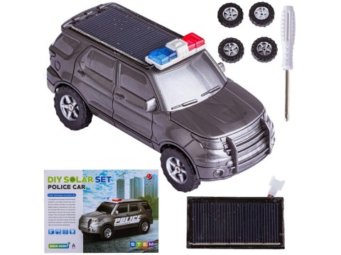 Zabawka Solarna Samochód - Auto Radiowóz Policja - zestaw do samodzielnego złożenia Zabawka Solarna Samochód - Auto Radiowóz Policja - zestaw do samodzielnego złożenia