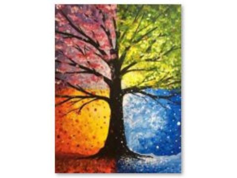 Haft Diamentowy, Obraz, Mozaika Diamentowa Diamond Painting, DRZEWO 30x40cm DK Haft Diamentowy, Obraz, Mozaika Diamentowa Diamond Painting, DRZEWO 30x40cm DK