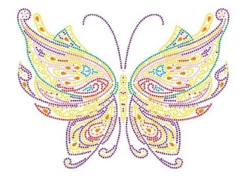 Haft Diamentowy, Obraz, Mozaika Diamentowa Diamond Painting, MOTYL 30x40cm DK Haft Diamentowy, Obraz, Mozaika Diamentowa Diamond Painting, MOTYL 30x40cm DK