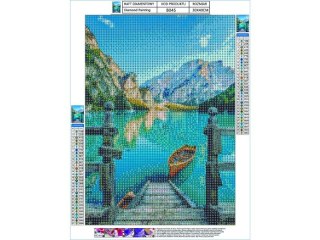 Haft Diamentowy, Obraz, Mozaika Diamentowa Diamond Painting, POMOST 30x40cm DK