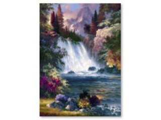 Haft Diamentowy, Obraz, Mozaika Diamentowa Diamond Painting, WODOSPAD 30x40cm DK
