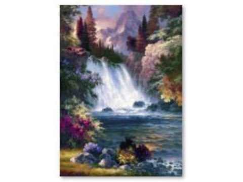 Haft Diamentowy, Obraz, Mozaika Diamentowa Diamond Painting, WODOSPAD 30x40cm DK Haft Diamentowy, Obraz, Mozaika Diamentowa Diamond Painting, WODOSPAD 30x40cm DK