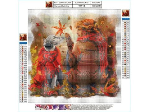 Haft Diamentowy, Obraz, Mozaika Diamentowa Diamond Painting, PIES NAJLEPSZY PRZYJACIEL CZŁOWIEKA 30x30cm DK Haft Diamentowy, Obraz, Mozaika Diamentowa Diamond Painting, PIES NAJLEPSZY PRZYJACIEL CZŁOWIEKA 30x30cm DK