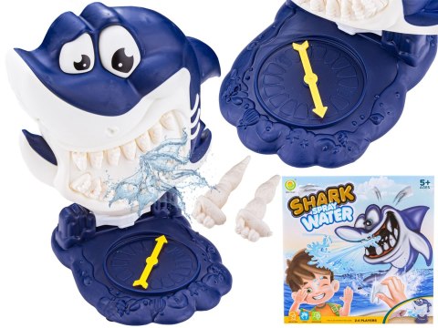 Zręcznościowa Gra Rodzinna Wyrwij Chory Ząbek Rekina, Shark Spray Water Sika Wodą DK