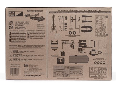 Model Plastikowy - Samochód 1:25 Ramchargers Dragster & Transporter Truck MPC Model Plastikowy - Samochód 1:25 Ramchargers Dragster & Transporter Truck MPC