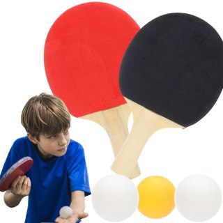 ZESTAW DO PING PONGA PALETKI PIŁECZKI DO TENISA DROMADER