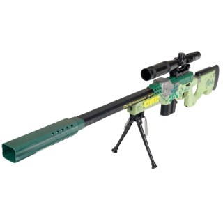 Karabin Snajperski Atak Pistolet Na Dyski Statyw Okulary Ochronne Tłumik Ciuciubabka