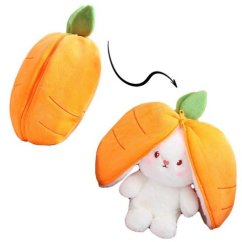 Magiczny Królik 35cm Marchewka Maskotka Pluszak Uroczy Design Uszka Ciuciubabka Magiczny Królik 35cm Marchewka Maskotka Pluszak Uroczy Design Uszka Ciuciubabka