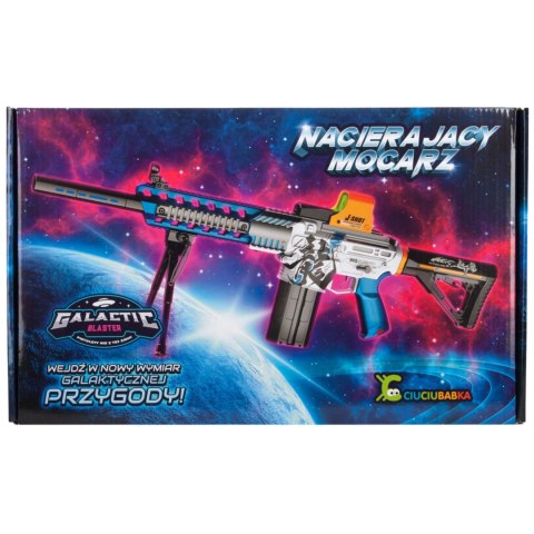 Pistolet Nacierający Mocarz Na Akumulator Miękkie Dyski Okulary Ochronne Ciuciubabka
