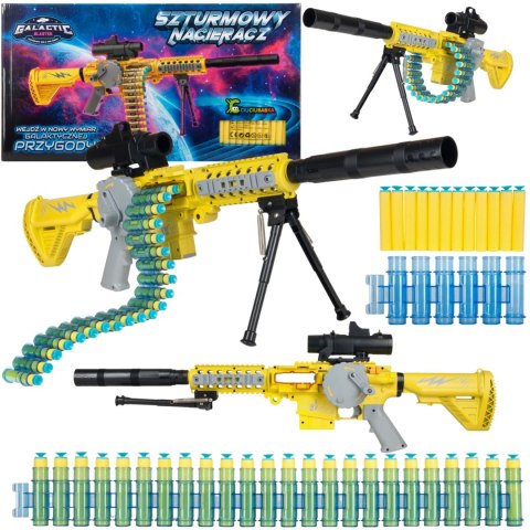 Pistolet Szturmowy Nacieracz Na Akumulator Magazynek Strzałki Piankowe Ciuciubabka
