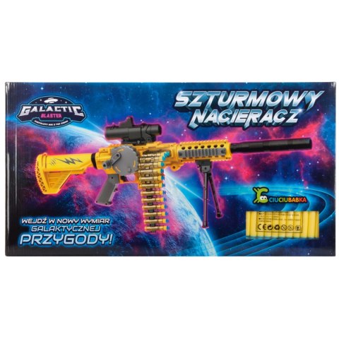 Pistolet Szturmowy Nacieracz Na Akumulator Magazynek Strzałki Piankowe Ciuciubabka