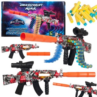 Pistolet Zmasowany Atak Na Akumulator Magazynek Strzałki Piankowe Okulary Ciuciubabka