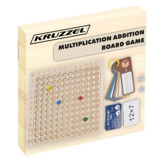 Tabliczka mnożenia - gra planszowa Kruzzel 24639 Kruzzel