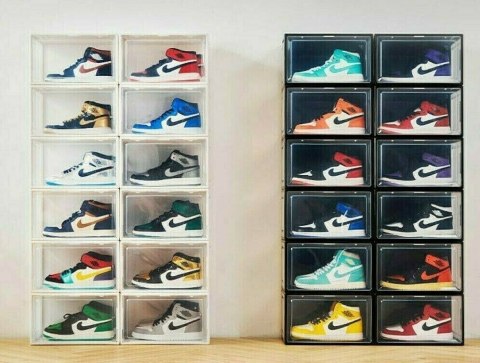 3x BOX NA BUTY ORGANIZER PUDEŁKO BIAŁE Bituxx 3x BOX NA BUTY ORGANIZER PUDEŁKO BIAŁE Bituxx