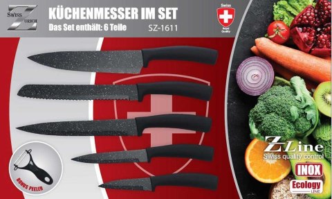 6-ELEMENTOWY ZESTAW NOŻY GRANITOWYCH ZURICH SZ-1611 SWISS ZURICH 6-ELEMENTOWY ZESTAW NOŻY GRANITOWYCH ZURICH SZ-1611 SWISS ZURICH