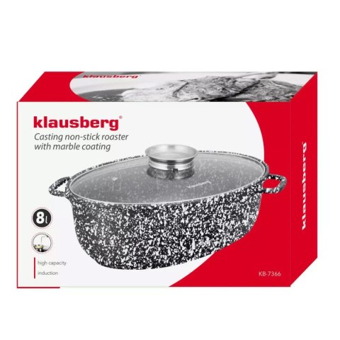 BRYTFANNA CERAMICZNA 38cm Z POKRYWĄ KLAUSBERG KB-7366 KLAUSBERG BRYTFANNA CERAMICZNA 38cm Z POKRYWĄ KLAUSBERG KB-7366 KLAUSBERG