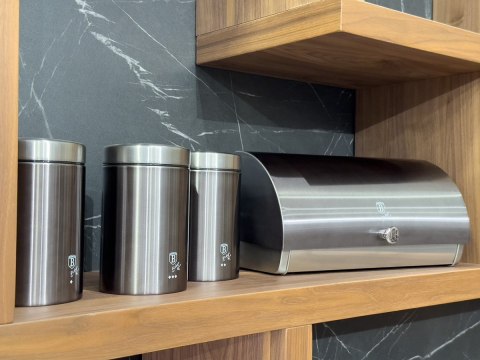 CHLEBAK Z ZESTAWEM POJEMNIKÓW BERLINGER HAUS BH-6732 CARBON PRO BERLINGER HAUS