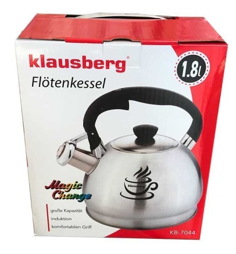 CZAJNIK KLAUSBERG 1,8L THERMO INDICATOR KB-7044 KLAUSBERG CZAJNIK KLAUSBERG 1,8L THERMO INDICATOR KB-7044 KLAUSBERG