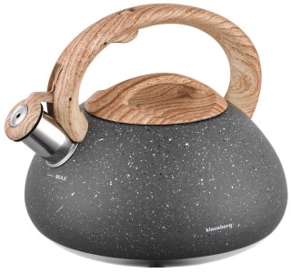 CZAJNIK Z GWIZDKIEM 2,7L KLAUSBERG KB-7250 GRANIT WOOD KLAUSBERG