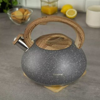 CZAJNIK Z GWIZDKIEM 2,7L KLAUSBERG KB-7280 GRANIT WOOD KLAUSBERG