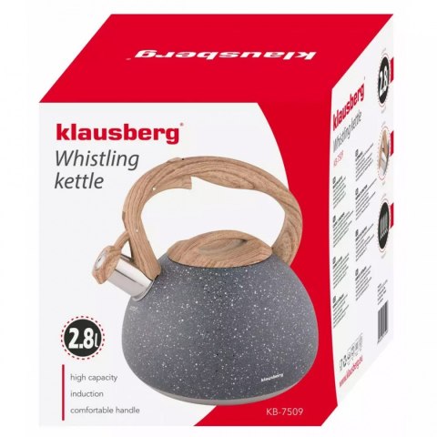 CZAJNIK Z GWIZDKIEM 2,8L KLAUSBERG KB-7509 KLAUSBERG CZAJNIK Z GWIZDKIEM 2,8L KLAUSBERG KB-7509 KLAUSBERG