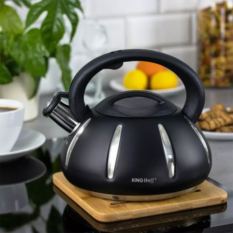 CZAJNIK Z GWIZDKIEM 3L KINGHOFF KH-1835 KINGHOFF CZAJNIK Z GWIZDKIEM 3L KINGHOFF KH-1835 KINGHOFF
