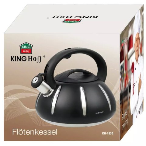 CZAJNIK Z GWIZDKIEM 3L KINGHOFF KH-1835 KINGHOFF CZAJNIK Z GWIZDKIEM 3L KINGHOFF KH-1835 KINGHOFF