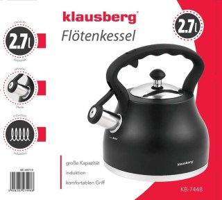 CZAJNIK Z GWIZDKIEM KLAUSBERG 2,7L KB-7448 KLAUSBERG