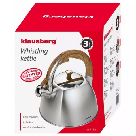CZAJNIK Z GWIZDKIEM KLAUSBERG 3L KB-7193 KLAUSBERG