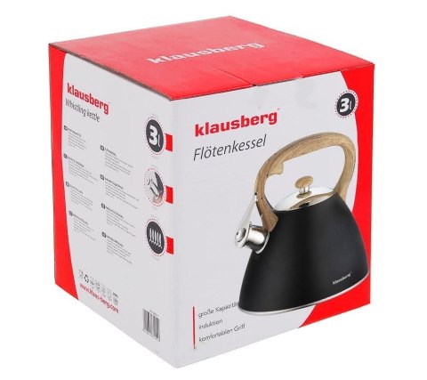 CZAJNIK Z GWIZDKIEM KLAUSBERG 3L KB-7262 KLAUSBERG CZAJNIK Z GWIZDKIEM KLAUSBERG 3L KB-7262 KLAUSBERG