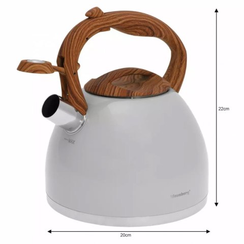 CZAJNIK Z GWIZDKIEM KLAUSBERG 3L KB-7451 KLAUSBERG CZAJNIK Z GWIZDKIEM KLAUSBERG 3L KB-7451 KLAUSBERG