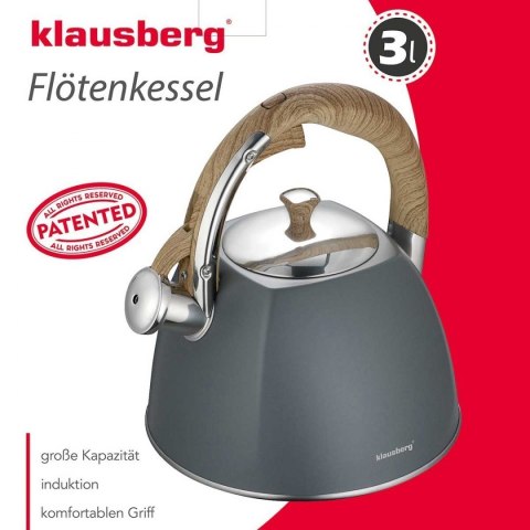 CZAJNIK Z GWIZDKIEM KLAUSBERG 3L KB-7501 KLAUSBERG
