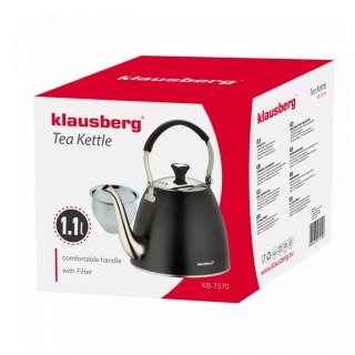 CZAJNIK ZAPARZACZ Z SITKIEM KLAUSBERG 1.1L KB-7570 KINGHOFF