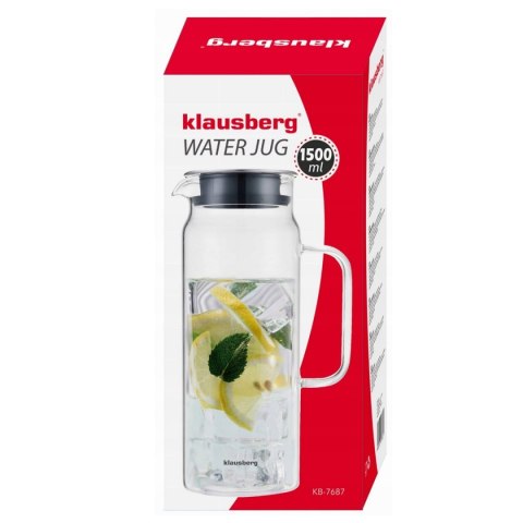 DZBANEK SZKLANY DO WODY NAPOJÓW 1,5L KLAUSBERG KB-7687 KLAUSBERG