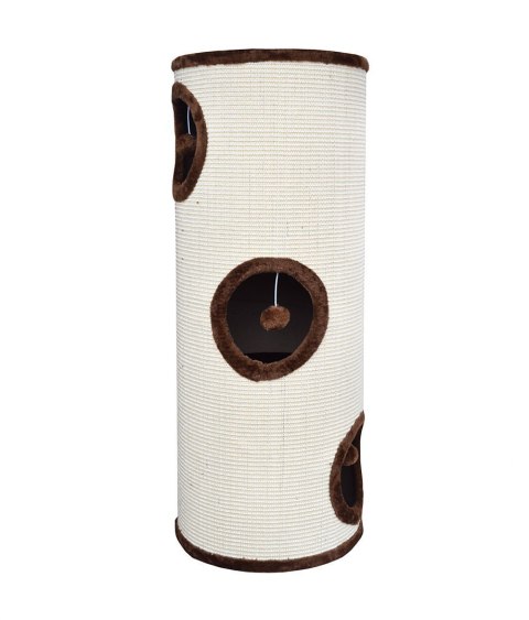 Drapak/Tuba/ Wieża/Legowisko dla Kota 100cm Brąz Bituxx