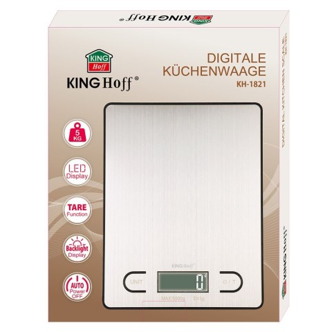 ELEKTRONICZNA WAGA KUCHENNA KINGHOFF KH-1821 KINGHOFF ELEKTRONICZNA WAGA KUCHENNA KINGHOFF KH-1821 KINGHOFF