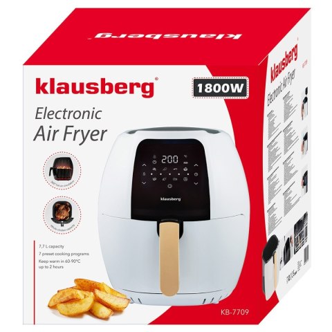 FRYTOWNICA BEZTŁUSZCZOWA 1800W 7,7L KLAUSBERG KB-7709 KLAUSBERG