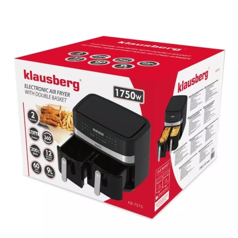FRYTOWNICA BEZTŁUSZCZOWA 2 x 4,5L KLAUSBERG KB-7573 KLAUSBERG