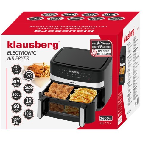 FRYTOWNICA BEZTŁUSZCZOWA 9L KLAUSBERG KB-7717 KLAUSBERG