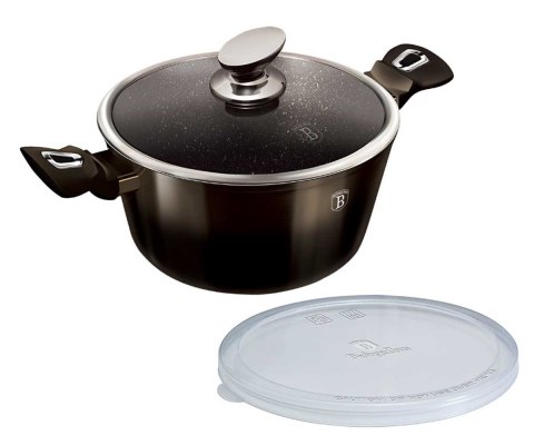 GARNEK GRANITOWY 24cm BERLINGERHAUS BH-6605 SHINY BLACK BERLINGER HAUS