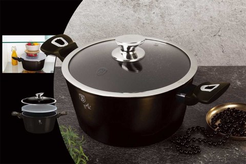 GARNEK GRANITOWY 24cm BERLINGERHAUS BH-6605 SHINY BLACK BERLINGER HAUS