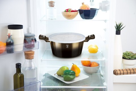 GARNEK GRANITOWY 24cm BERLINGERHAUS BH-6605 SHINY BLACK BERLINGER HAUS