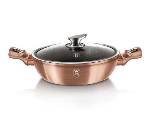 GARNEK GRANITOWY 28cm BERLINGER HAUS BH-1519 ROSE GOLD BERLINGER HAUS GARNEK GRANITOWY 28cm BERLINGER HAUS BH-1519 ROSE GOLD BERLINGER HAUS