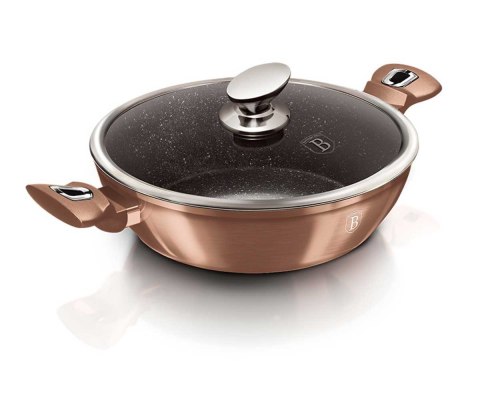 GARNEK GRANITOWY 28cm BERLINGER HAUS BH-1519 ROSE GOLD BERLINGER HAUS GARNEK GRANITOWY 28cm BERLINGER HAUS BH-1519 ROSE GOLD BERLINGER HAUS