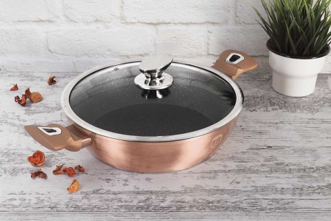 GARNEK GRANITOWY 28cm BERLINGER HAUS BH-1519 ROSE GOLD BERLINGER HAUS GARNEK GRANITOWY 28cm BERLINGER HAUS BH-1519 ROSE GOLD BERLINGER HAUS