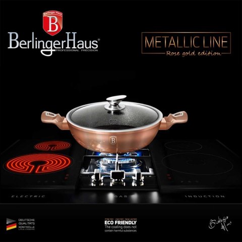 GARNEK GRANITOWY 28cm BERLINGER HAUS BH-1519 ROSE GOLD BERLINGER HAUS GARNEK GRANITOWY 28cm BERLINGER HAUS BH-1519 ROSE GOLD BERLINGER HAUS