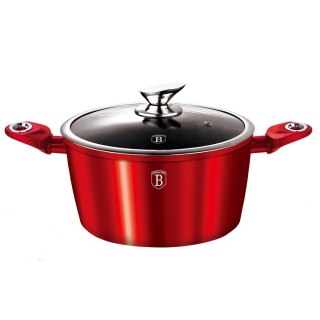 GARNEK GRANITOWY 28cm BERLINGER HAUS RED METALLIC LINE BH-1258 BERLINGER HAUS
